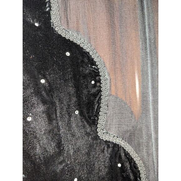 Jiki Monte Carlo Creations Black Dress With Rhinestones Size 38 (US 4) - Picture 9 of 15